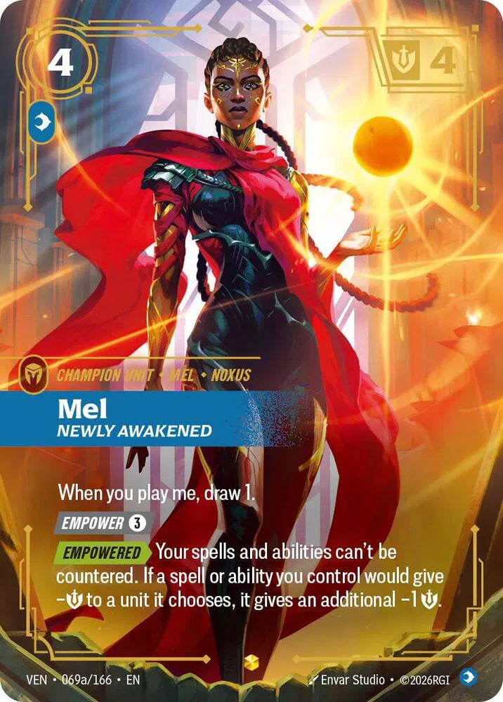 Mel, Newly Awakened (Alternate Art) 069a/166 · Foil (Vendetta)