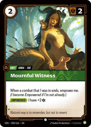Mournful Witness 028/166 · Foil (Vendetta)
