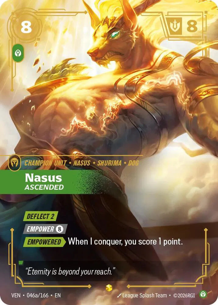 Nasus, Ascended (Alternate Art) 046a/166 (Vendetta)