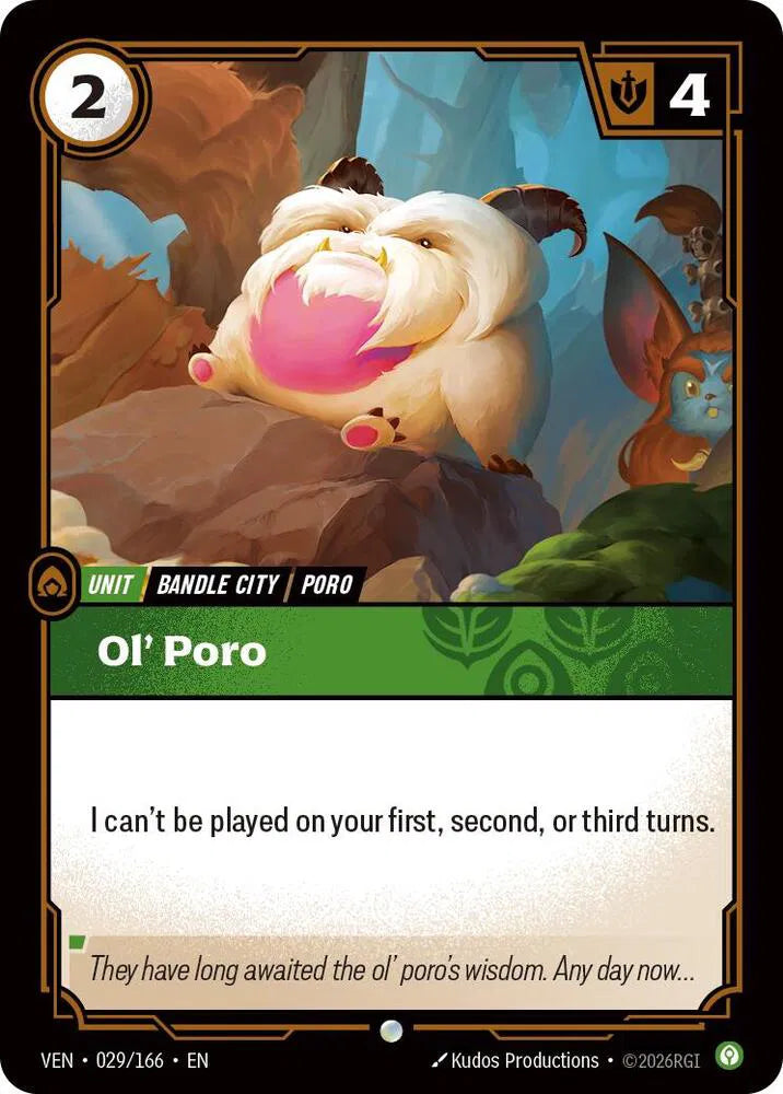 Ol' Poro 029/166 · Foil (Vendetta)