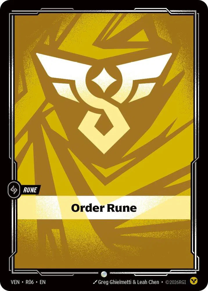 Order Rune R06 · Foil (Vendetta)