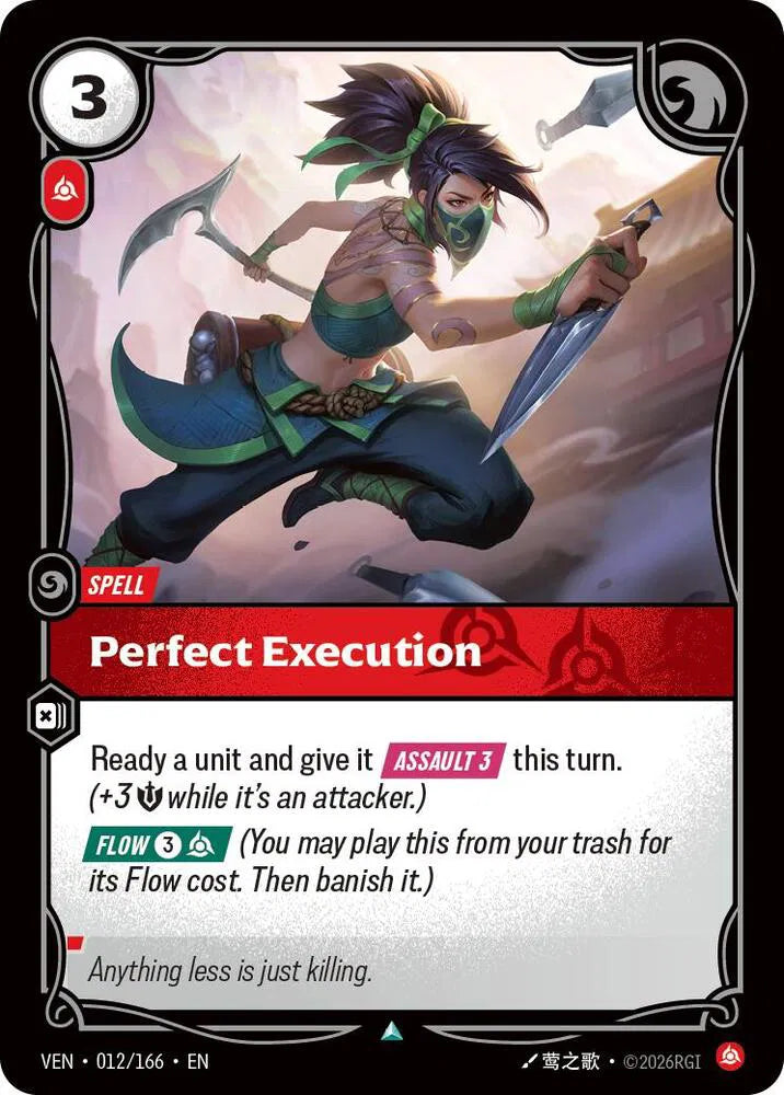 Perfect Execution 012/166 · Foil (Vendetta)