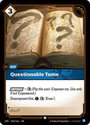 Questionable Tome 054/166 · Foil (Vendetta)