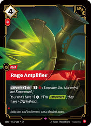 Rage Amplifier 018/166 · Foil (Vendetta)
