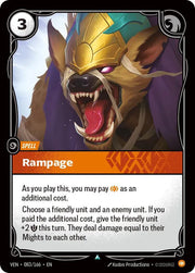 Rampage 083/166 · Foil (Vendetta)