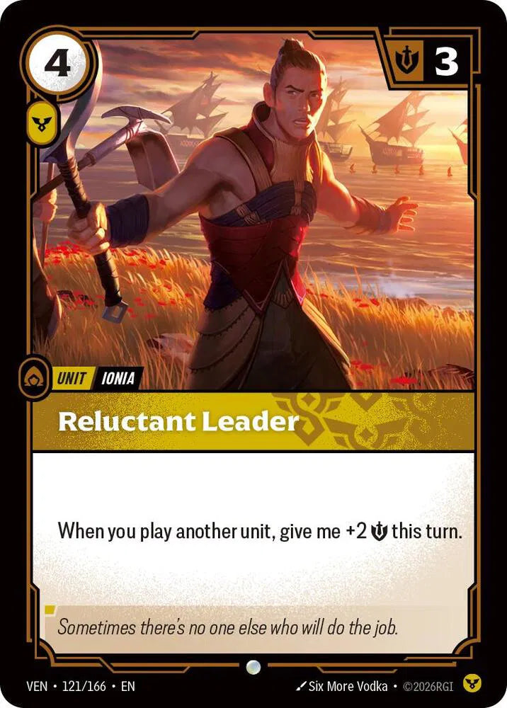 Reluctant Leader 121/166 · Foil (Vendetta)