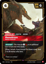Renekton, Rage Fueled 019/166 (Vendetta)