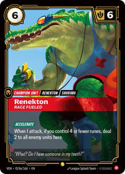 Renekton, Rage Fueled (Alternate Art) 019a/166 (Vendetta)