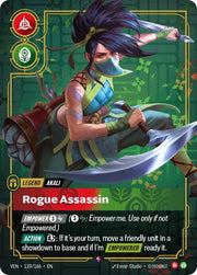 Akali - Rogue Assassin 139/166 · Foil (Vendetta)