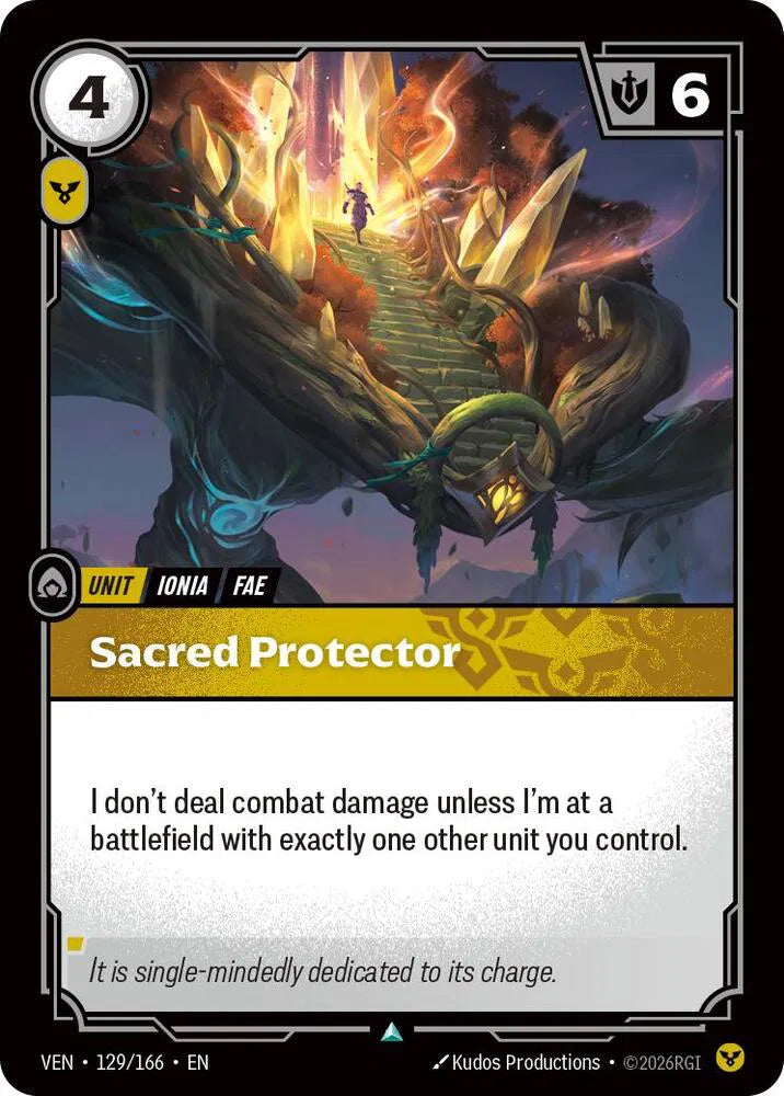 Sacred Protector 129/166 · Foil (Vendetta)