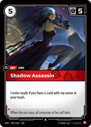 Shadow Assassin 013/166 · Foil (Vendetta)