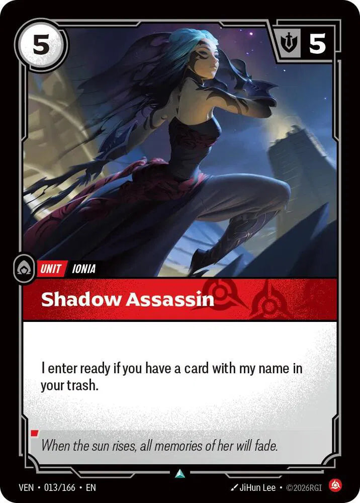 Shadow Assassin 013/166 · Foil (Vendetta)