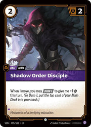 Shadow Order Disciple 095/166 · Foil (Vendetta)