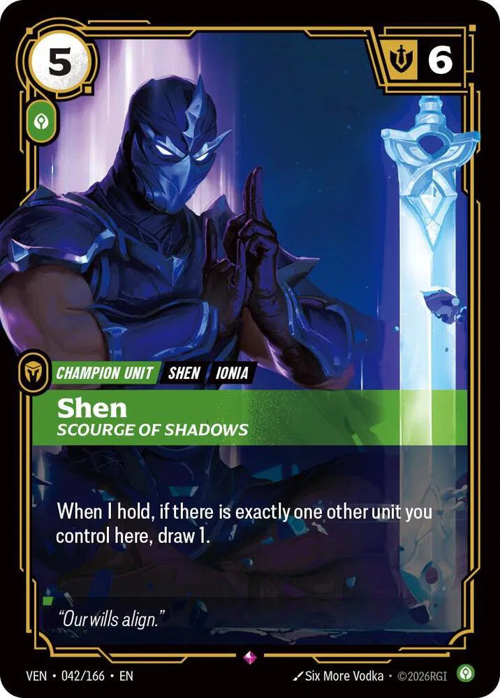 Shen, Scourge of Shadows 042/166 (Vendetta)