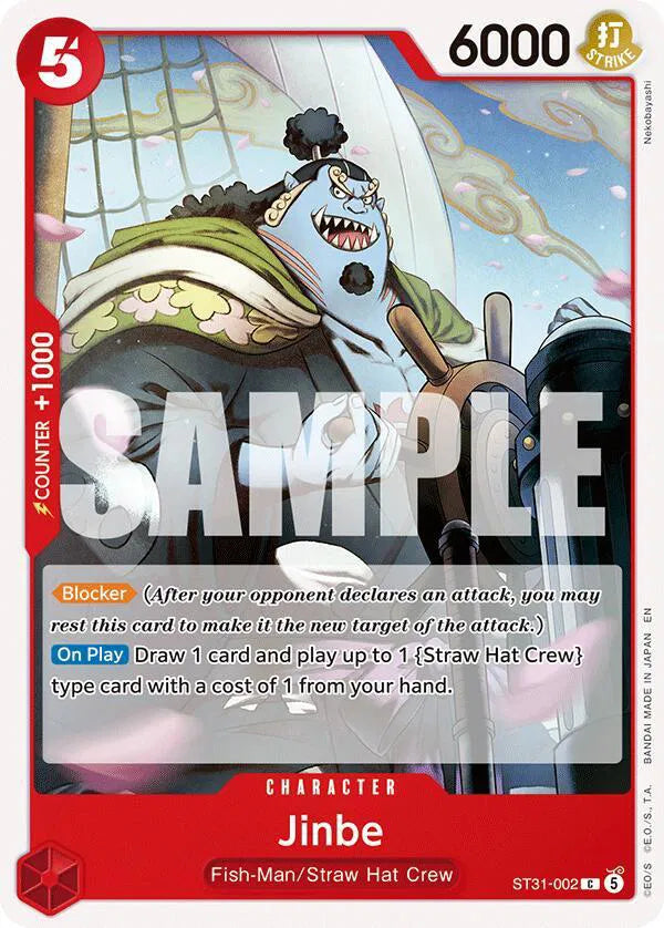 Jinbe ST31-002 (Starter Deck 31: RED Monkey.D.Luffy)