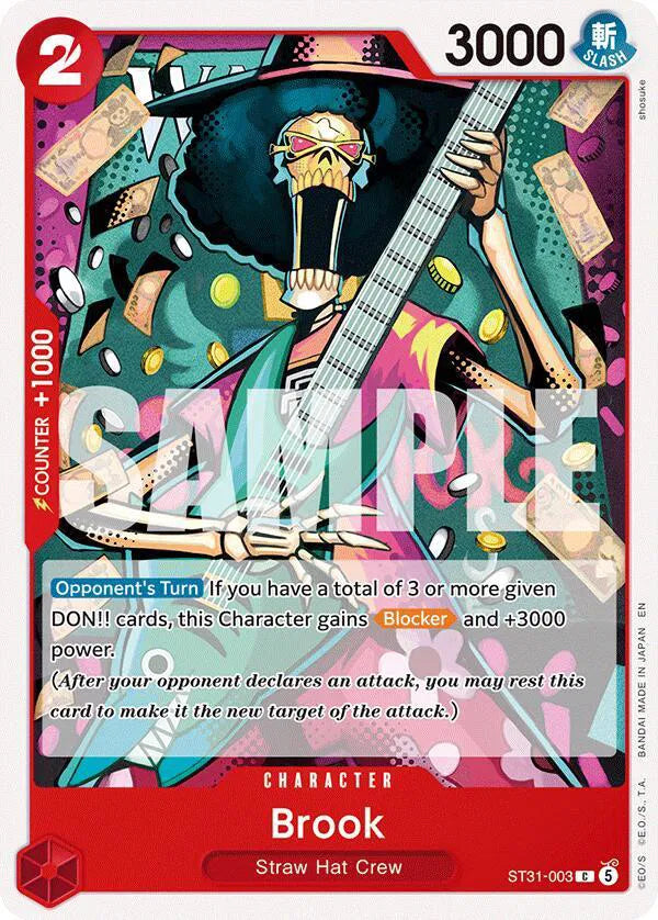 Brook ST31-003 (Starter Deck 31: RED Monkey.D.Luffy)