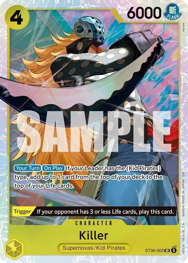 Killer ST36-002 (Starter Deck 36: YELLOW Eustass”Captain”Kid)