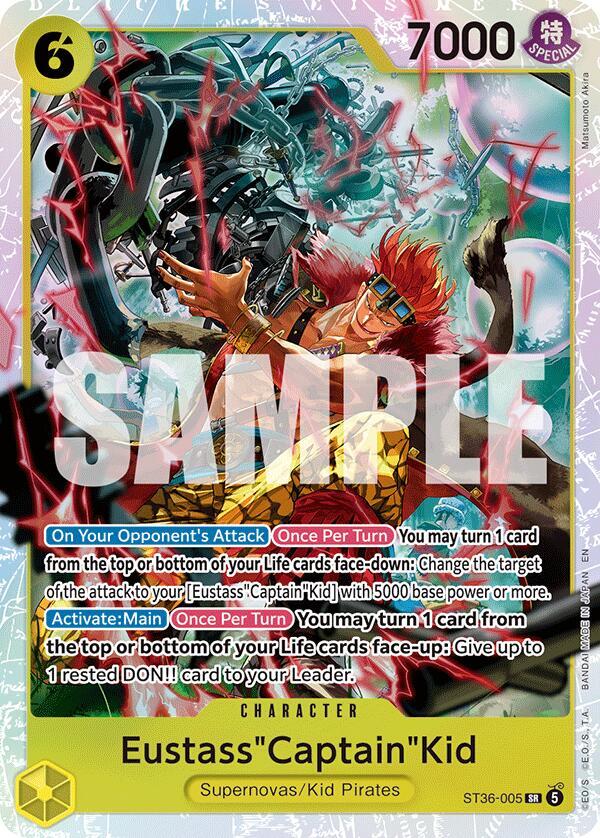 Eustass"Captain"Kid (ST36-005) (Starter Deck 36: YELLOW Eustass”Captain”Kid)