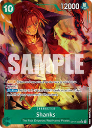 Shanks (022) (Alternate Art) OP17-022 (The World's Strongest Warriors)