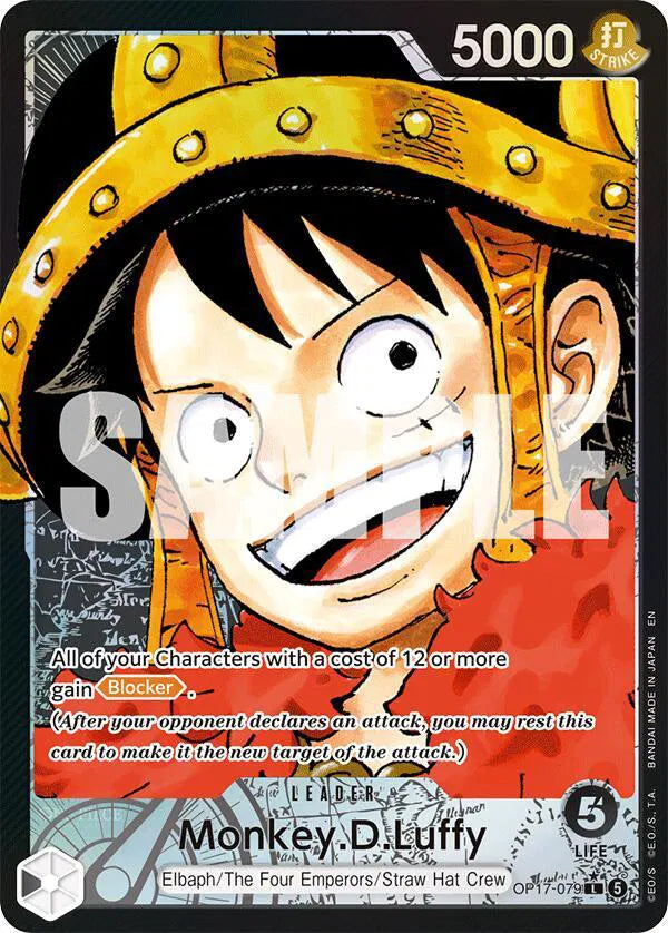 Monkey.D.Luffy (Alternate Art) OP17-079 (The World's Strongest Warriors)