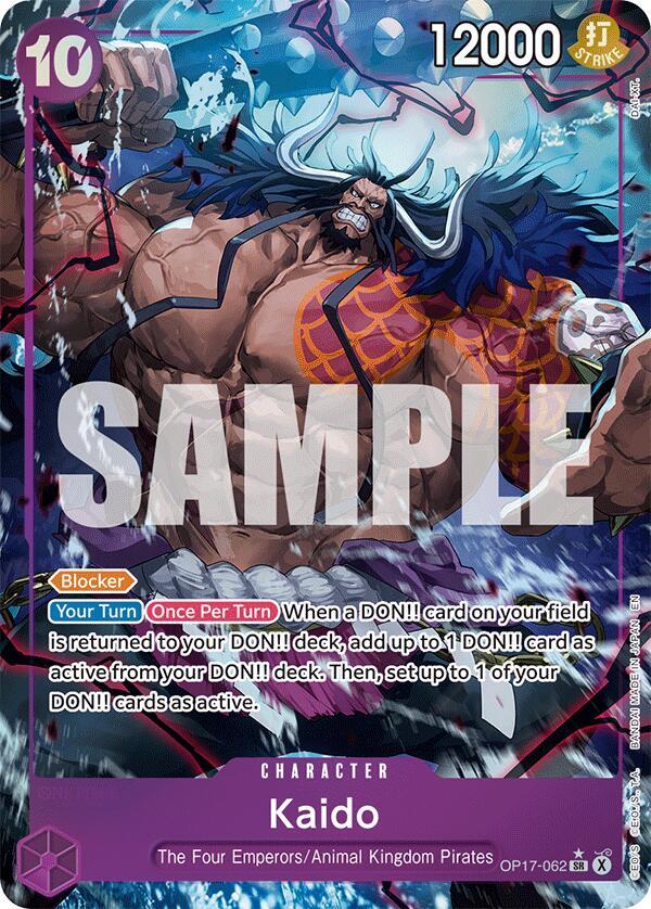 Kaido (062) (Alternate Art) OP17-062 (The World's Strongest Warriors)