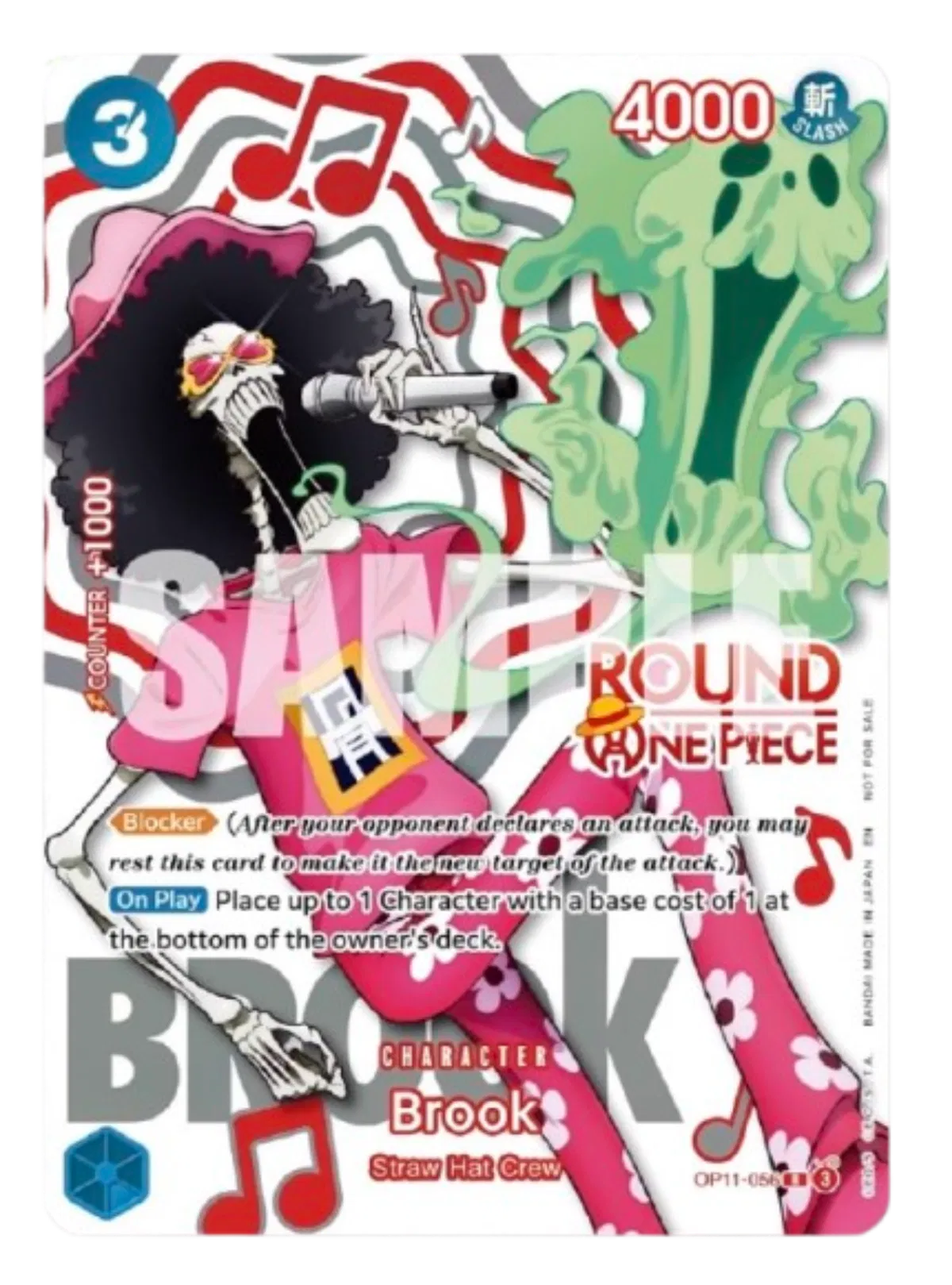 Brook (Round 1 Promo) OP11-056 (One Piece Promotion Cards)