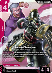 Haow Gundam (R+) (Link Rare) GD05-036 (Freedom Ascension)