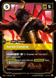 Aurok General 130/166 · Foil (Vendetta)