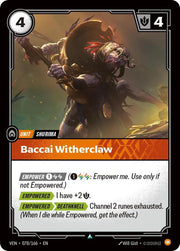 Baccai Witherclaw 078/166 · Normal (Vendetta)