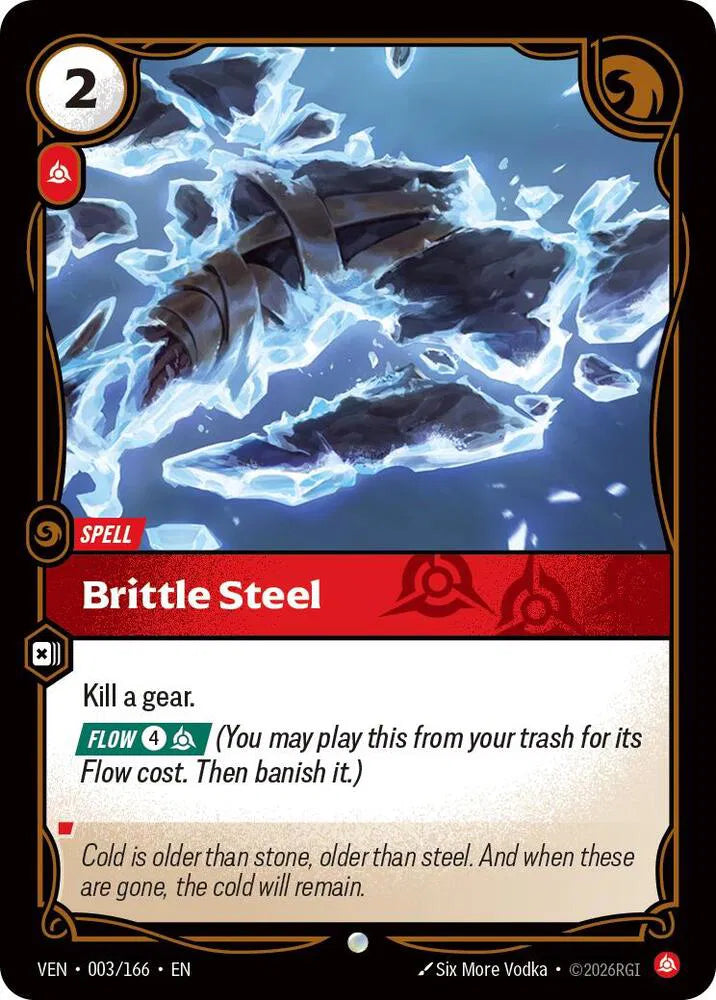 Brittle Steel 003/166 · Foil (Vendetta)