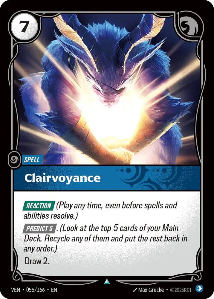 Clairvoyance 056/166 · Foil (Vendetta)