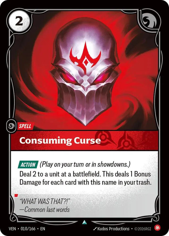 Consuming Curse 010/166 · Normal (Vendetta)