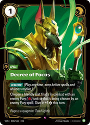 Decree of Focus 040/166 · Foil (Vendetta)