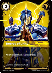Decree of Unity 131/166 · Foil (Vendetta)