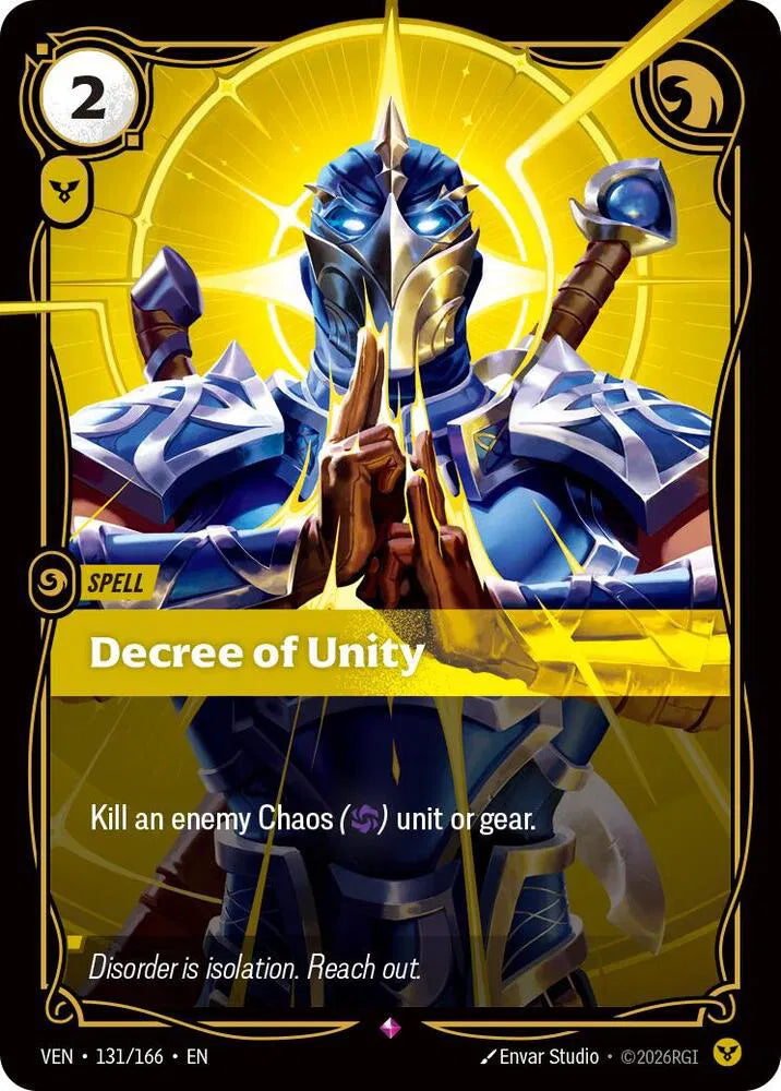 Decree of Unity 131/166 · Foil (Vendetta)