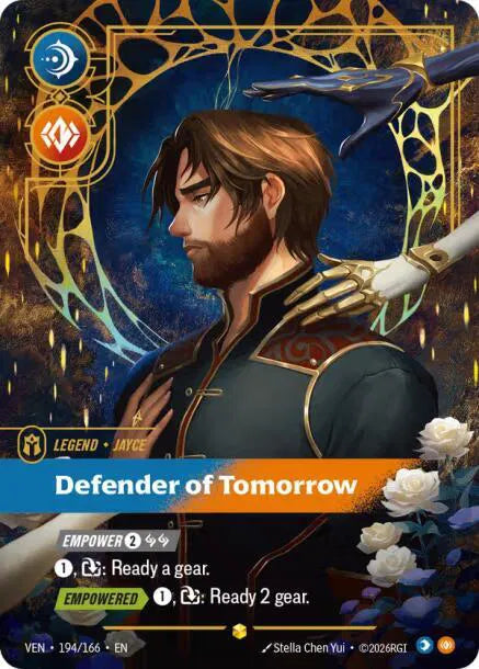 Jayce - Defender of Tomorrow (Overnumbered) 194/166 · Foil (Vendetta)
