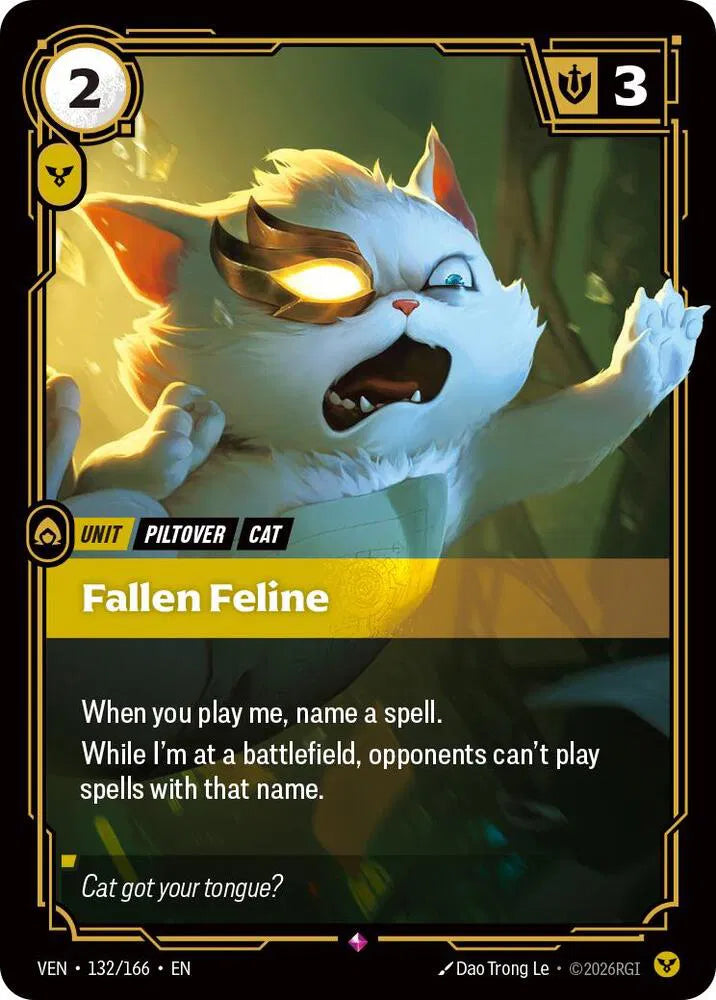 Fallen Feline 132/166 · Foil (Vendetta)