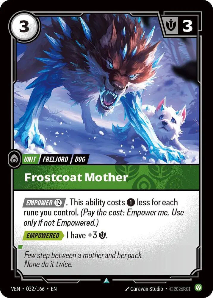 Frostcoat Mother 032/166 · Normal (Vendetta)