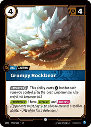 Grumpy Rockbear 050/166 · Foil (Vendetta)