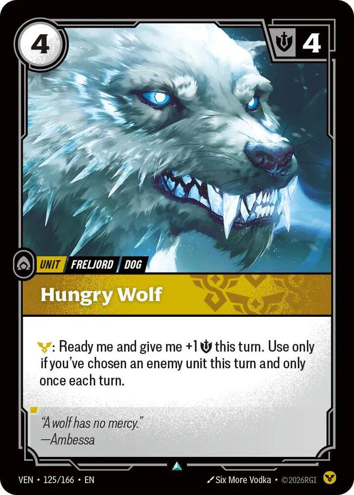 Hungry Wolf 125/166 · Foil (Vendetta)