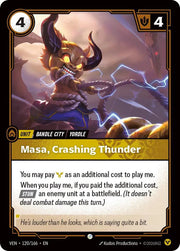 Masa, Crashing Thunder 120/166 · Foil (Vendetta)