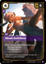 Minah Swiftfoot 111/166 · Foil (Vendetta)