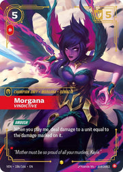 Morgana, Vindictive (Overnumbered) 186/166 · Foil (Vendetta)