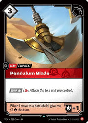 Pendulum Blade 011/166 · Foil (Vendetta)