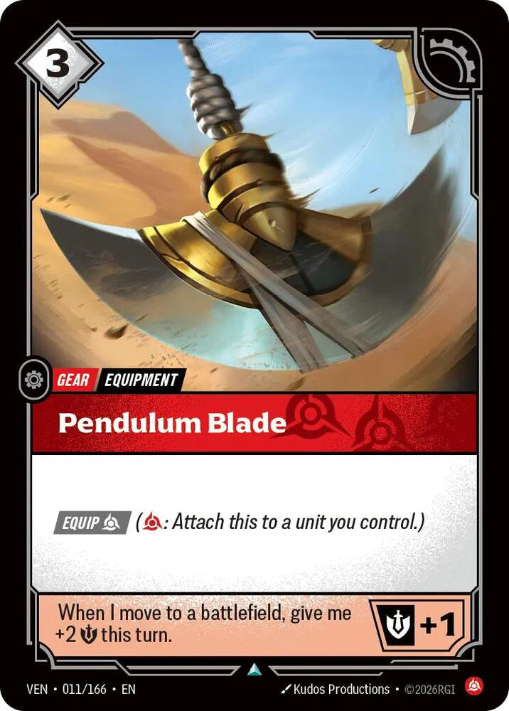 Pendulum Blade 011/166 · Foil (Vendetta)
