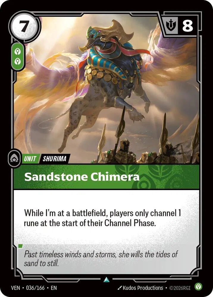 Sandstone Chimera 036/166 · Foil (Vendetta)