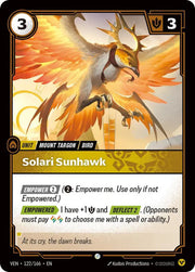 Solari Sunhawk 122/166 · Foil (Vendetta)
