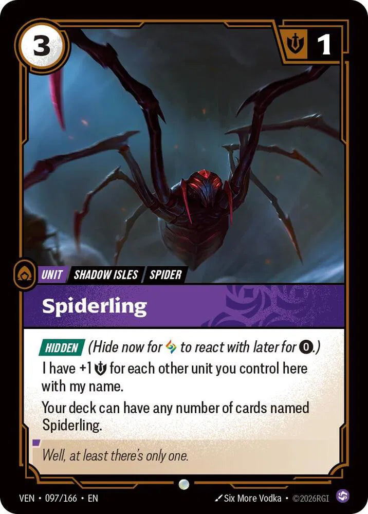 Spiderling 097/166 · Foil (Vendetta)