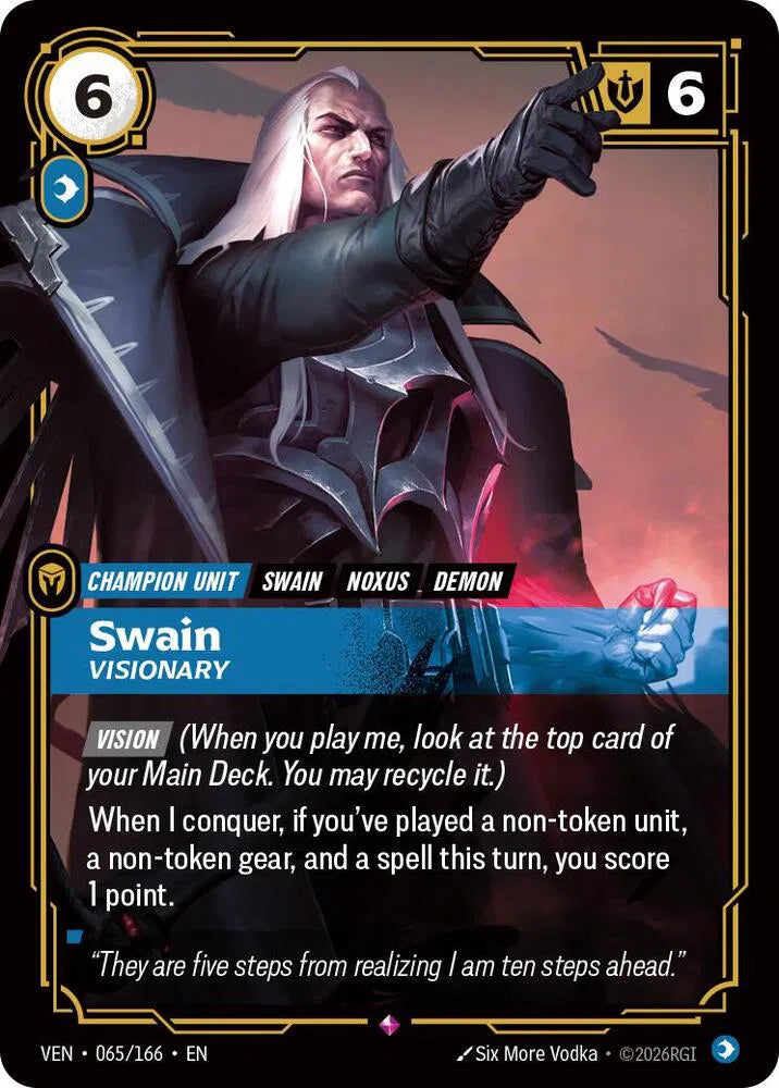 Swain, Visionary 065/166 · Foil (Vendetta)
