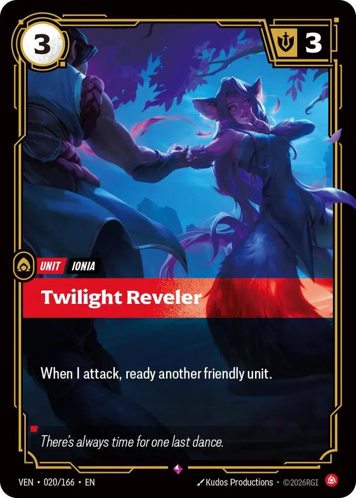 Twilight Reveler 020/166 · Foil (Vendetta)